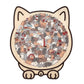 🎁70% OFF!!!-Ready for Christmas!🎅🧩135-Piece Cute Cat Puzzle Challenge Irregular Shaped Wooden Jigsaw Puzzle👍🎁Stress Relief Enthusiast Gift, Christmas Gift✨