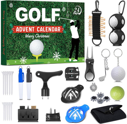 🔥CHRISTMAS SALE 50% OFF!✨24PCS Christmas Golf Advent Calendar