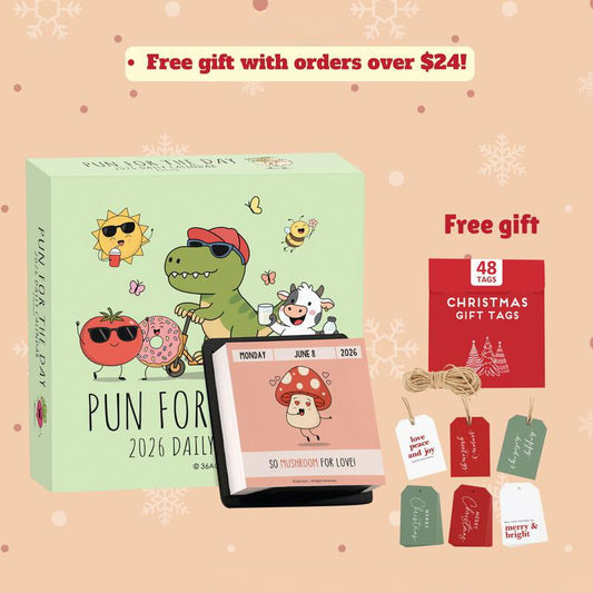 🔥Last Day 50% OFF✨2026 Punny Motivational Desk Calendar📅