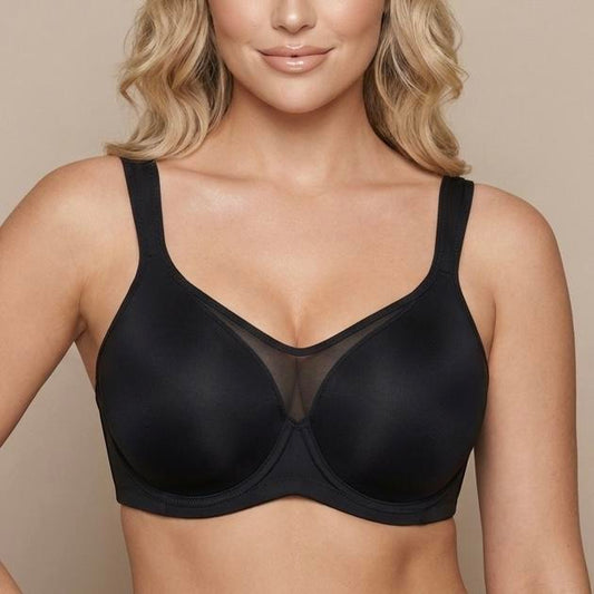 ⏳Hot Sale Only £7.99!!!💐🖤Women's Elegant Sheer Full Coverage Plus Size Bra