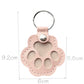 🐾Pet Paw Shaped Leather Keychain