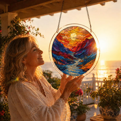 🔥LAST DAY 49% OFF ☀️🛍️Acrylic Jigsaw Puzzle Suncatcher 80 Pieces