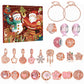 🎅Christmas Gift idea 50% OFF 🎁24-Day Christmas Bracelet Advent Calendar – DIY Jewelry-Making Kit for Girls