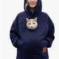 2026 A must-have for pet lovers 🐾 Cozy Fleece Pet Bonding Pouch Hoodie – Warm & Supportive Small Pet Carrier Clothing