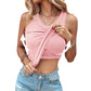 💖Last Day Special Price-Up to 80% Off !!💖Ribbed Stretchy Tank Top with Shelf Bra