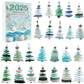 🌊Sea Glass Christmas Tree Advent Calendar | A Surprise Behind Each Door😲🎁