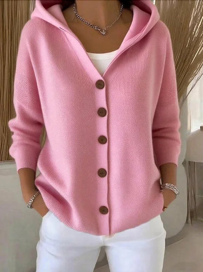 New！！🩷Nylah -Sweet Color Comfortable Long Sleeve Cotton Cardigan✨Buy 2 Free Shipping