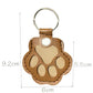 🐾Pet Paw Shaped Leather Keychain