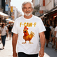 🔥LAST DAY SALE 50% OFF!!🐓F-Caw-F😍Humorous Chicken Pattern T-Shirt🖤