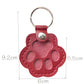 🐾Pet Paw Shaped Leather Keychain