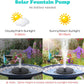 Christmas Sale🔥Solar-Powered Birdbath Fountain – Bring Your Garden to Life!