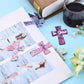 2025 New Arrival🙏📖16 Pcs Magnetic Cross Bookmarks Gifts for Bible Study, Readers, Teachers, Students🌸✝️
