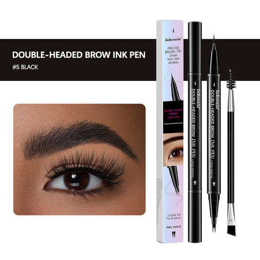Buy 1 Get 1 Free💖 Achieve Perfect Brows Instantly✨2-in-1 Dual-Ended Eyebrow Pen