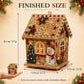 🔥 49% OFF🎄Christmas Pearl Cottage Art Kit | Pre-Cut Wooden Panels, Sparkling Rhinestones, Pearl Beads & Complete Tools for a 3D Holiday House ✨