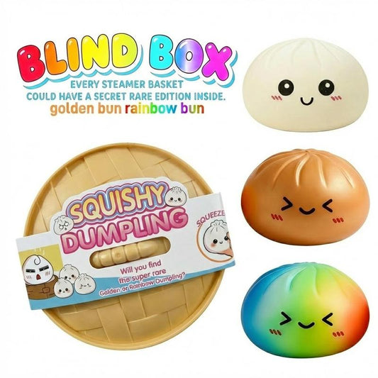 🎁Last Day 49% OFF🔥Glitter Dumpling Squishy Steamer Blind Box Surprise Squeeze Fun
