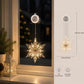 ⏳LAST DAY SALE ONLY ￡7.99!!🎄❄️ DIY Christmas Snowflake Suction Cup LED Lights ✨ | Battery Operated, Warm & Multi-Colour, Window Suction Lights, Christmas Home & Party Decor