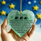 🐘💝Heartfelt Elephant Sisterhood Keepsake - Heart Ornament