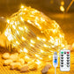 🎅CHRISTMAS BSET DECORATION!!✨🎁8 Modes 100-600 Christmas LED String Lights