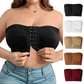 🎁Christmas Sale-Up to 60% Off🔥Plus Size Strapless Front Buckle Breathable Bra