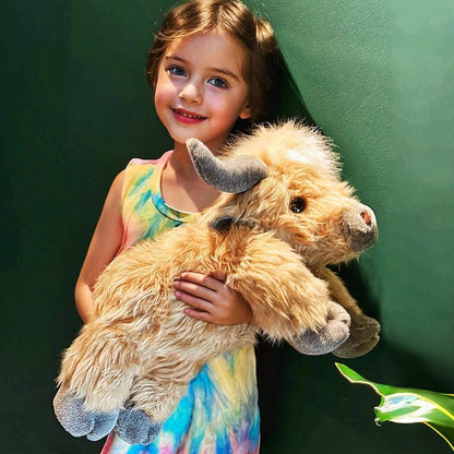Christmas New Gift Toy🐂🎁Cute Cartoon Highland Cow Cuddly Toy🏆High-quality Official Store
