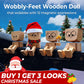 Buy 1 Get 3 Looks🔥Charming Little Swaying Wooden Figure with 3 Looks (Xmas & Flower) & 12PCS Magnetic Expressions