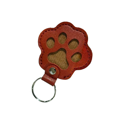 🐾Pet Paw Shaped Leather Keychain