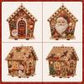🔥 49% OFF🎄Christmas Pearl Cottage Art Kit | Pre-Cut Wooden Panels, Sparkling Rhinestones, Pearl Beads & Complete Tools for a 3D Holiday House ✨