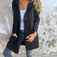 NEW🔥🔥Women Casual Single Breasted Hooded Jacket