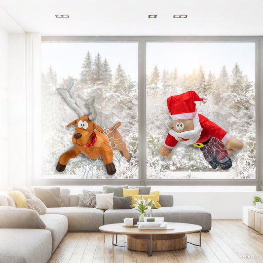 🎁Christmas Pre Sale - 49% OFF🎅🫎Crashing Reindeer & Santa Set