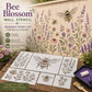 🌿 Garden Wall Stencil, Reusable DIY Kit for Walls, Fences & Patios