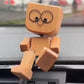 🙂Charming Little Wooden Figure with 12 Magnetic Expressions That Sways