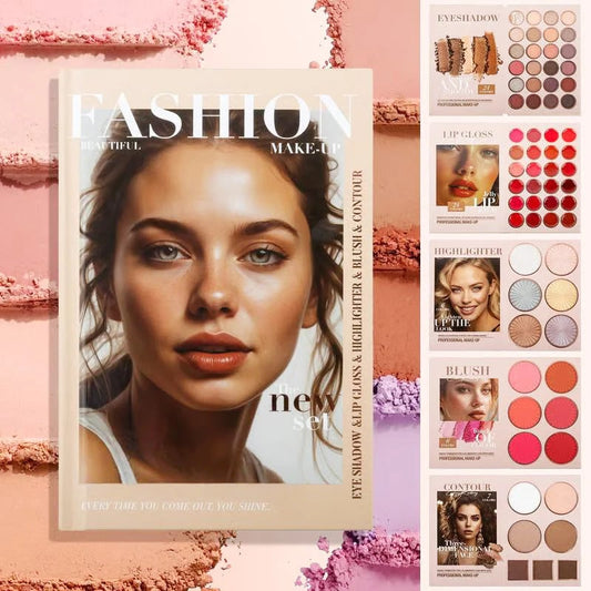 NEW🎨5-Layer Book-Style Makeup Palette with 67 Pro Shades