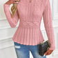 🔥 This Week’s Special – 50% OFF!! ⏰Women's Chunky-Knitted Crew Neck Peplum Sweater🧶👚