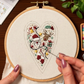 🎅Best Christmas Gift💖DIY Heart Shaped Hand Embroidered Christmas Ornament/Ornament Kit