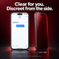 📱LAST DAY SALE ONLY￡8.99! ✨❤️Red Shimmer Privacy Tempered Glass Screen Protector for iPhone –Stylish Protection & Extra Privacy! ✨
