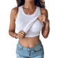 💖Last Day Special Price-Up to 80% Off !!💖Ribbed Stretchy Tank Top with Shelf Bra