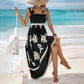 Women’s Summer Print Sleeveless Flowy Long Dress