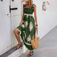 Women’s Summer Print Sleeveless Flowy Long Dress