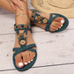 🎁 New Arrival 50% OFF 💥 Women's Round-Toe Flat Breathable Sandals – Soft, Cushioned & Perfect for Summer Days & Holidays 🌸✨