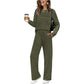 ⏳LAST DAY SALE 70% OFF🔥Women's Crew Neck Top & Drawstring Pants Set