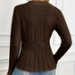 🔥 This Week’s Special – 50% OFF!! ⏰Women's Chunky-Knitted Crew Neck Peplum Sweater🧶👚
