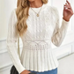 🔥 This Week’s Special – 50% OFF!! ⏰Women's Chunky-Knitted Crew Neck Peplum Sweater🧶👚