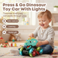 🎅LAST DAY SPECIAL PRICE: Only £8.99! 🔥Press & Go Dinosaur Toy Car With Lights🦖