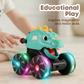 🎅LAST DAY SPECIAL PRICE: Only £8.99! 🔥Press & Go Dinosaur Toy Car With Lights🦖