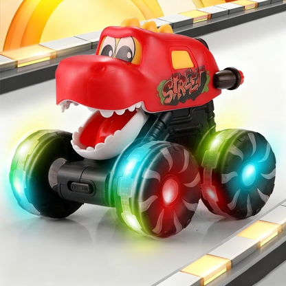 🎅LAST DAY SPECIAL PRICE: Only £8.99! 🔥Press & Go Dinosaur Toy Car With Lights🦖
