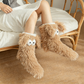 🏆🔥LAST DAY BUY 1 GET 1 FREE⚡50K+ SOLD💕Women's Plush Slippers Socks Floor Socks Winter Home Indoor Thickened Fleece-Lined Anti-Slip Adult Women's Plush Snow Socks Shoe Covers