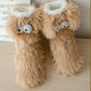 🏆🔥LAST DAY BUY 1 GET 1 FREE⚡50K+ SOLD💕Women's Plush Slippers Socks Floor Socks Winter Home Indoor Thickened Fleece-Lined Anti-Slip Adult Women's Plush Snow Socks Shoe Covers