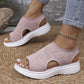 ⏳2026 Summer Hot Sale 70% OFF🎁Women’s Knit Platform Sandals – Lightweight, Breathable & Arch-Supported 🏝️☁️  Cushioned Memory Foam Footbed • Non-Slip Sole • All-Day Comfort for Summer Walks, Holidays & City Days 🎁🇬🇧