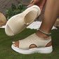 ⏳2026 Summer Hot Sale 70% OFF🎁Women’s Knit Platform Sandals – Lightweight, Breathable & Arch-Supported 🏝️☁️  Cushioned Memory Foam Footbed • Non-Slip Sole • All-Day Comfort for Summer Walks, Holidays & City Days 🎁🇬🇧