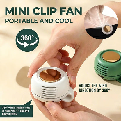 ⏳Limited-time Special Price:£9.99!!!🍃Portable Clip-On Mini Bladeless Fan🔆